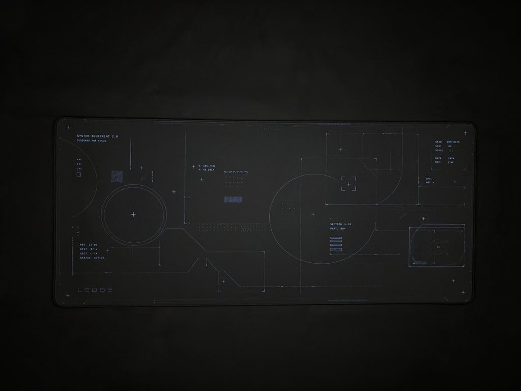 BLUEPRINT 00 Desk Mat