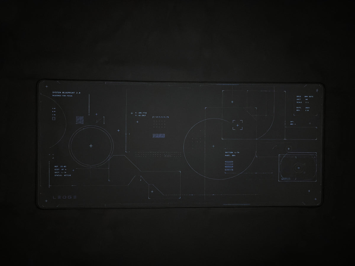 BLUEPRINT 00 Desk Mat